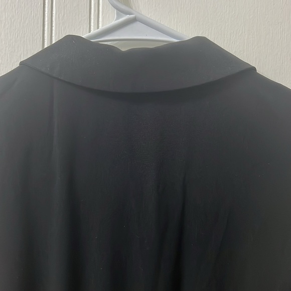 H&M Black Collared Sleeveless Jumpsuit, side zip and two front pockets SZ 10 - Picture 4 of 4